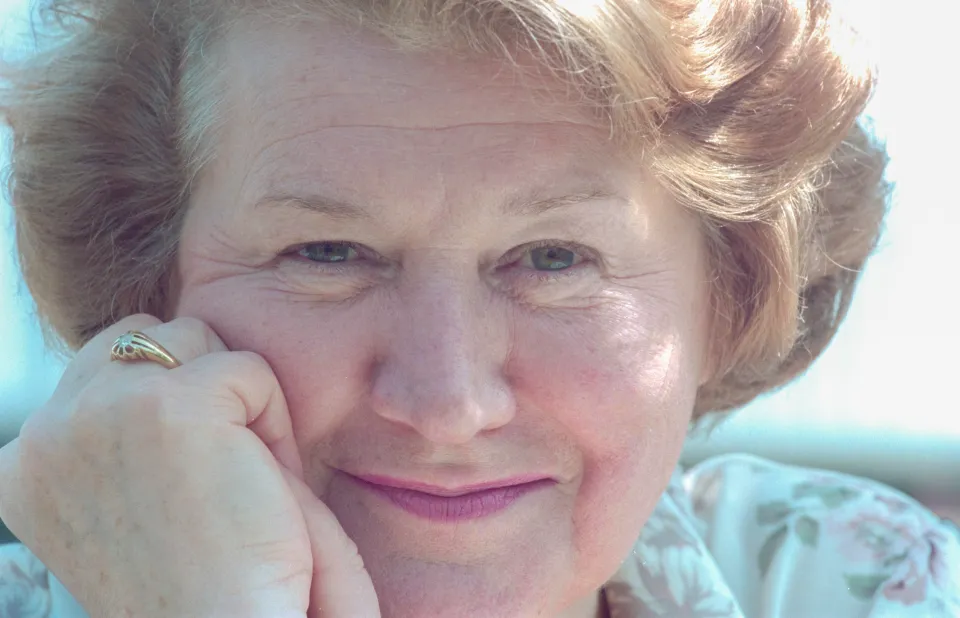 Actress Patricia Routledge at the Chichester Festival Theatre.