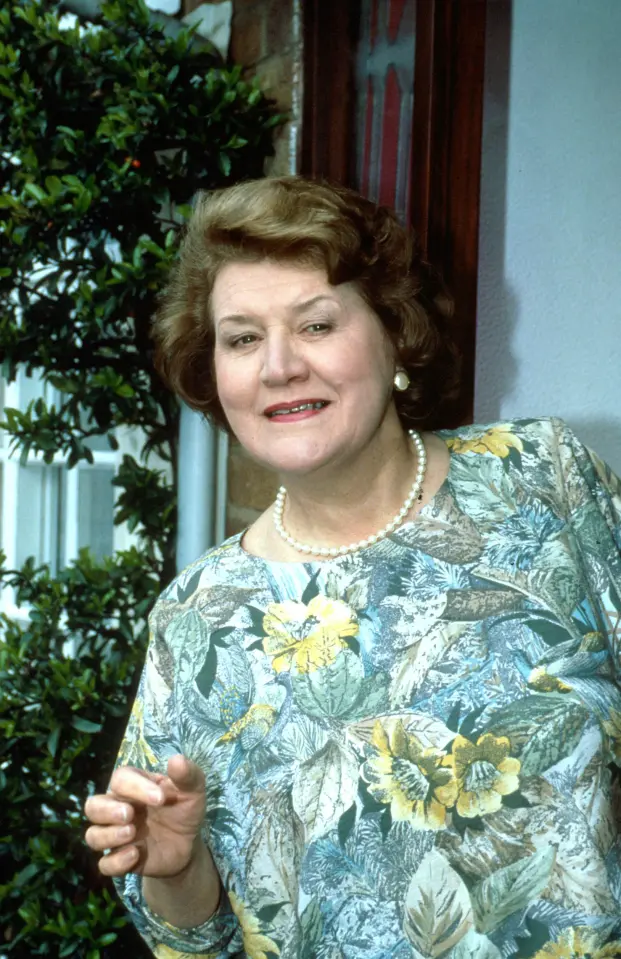 Patricia Routledge as Hyacinth Bucket in "Keeping Up Appearances."