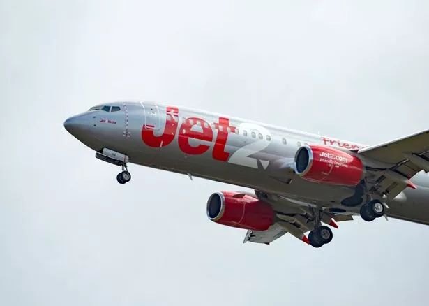 Image of Jet2 plane in the sky