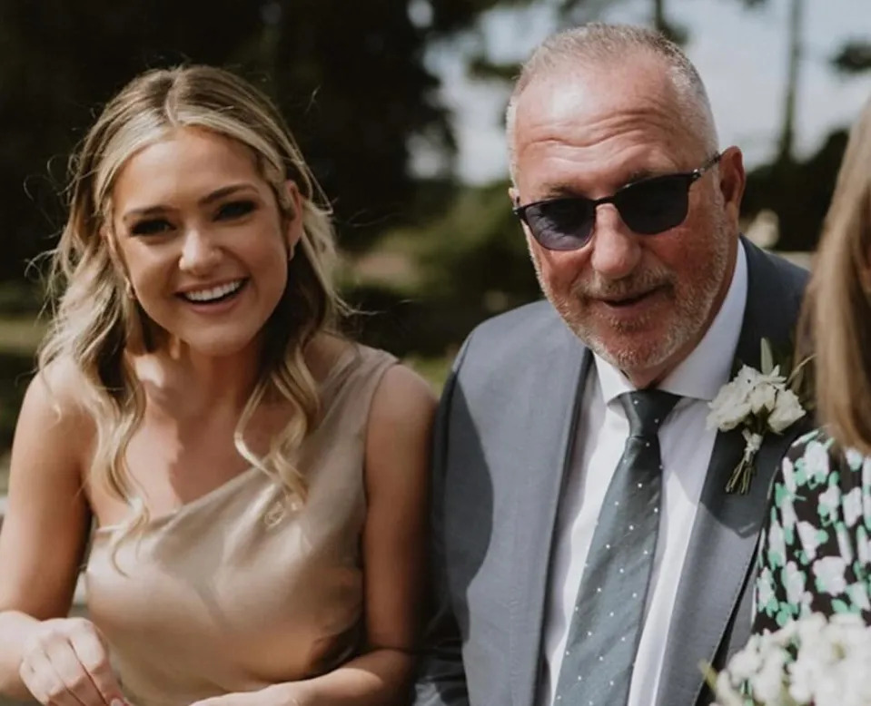 Imani-Jayne Botham and Ian Botham smiling.