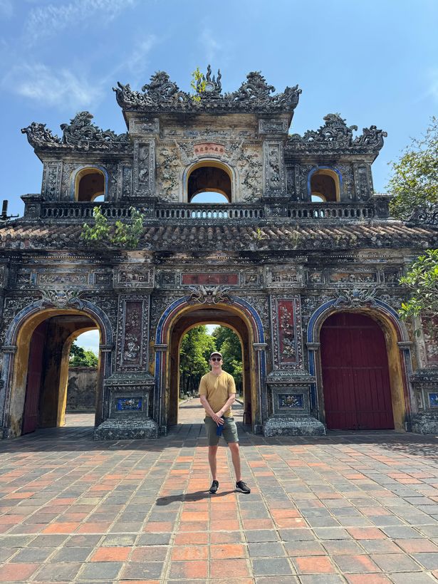 One entrance into the imperial city of Hue