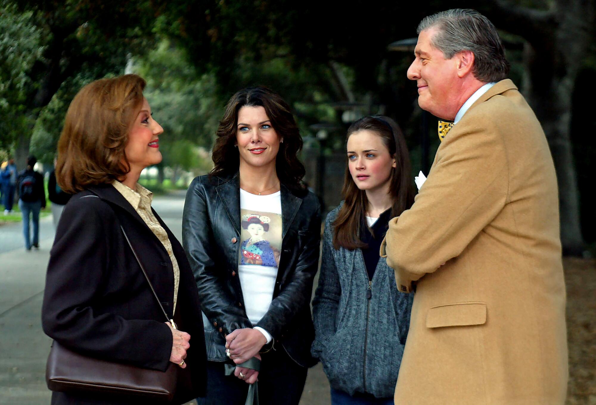 A scene from the WB's "Gilmore Girls" in 2002.