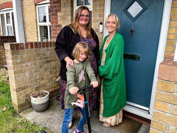 Kellie with mother Heather and her daughter Etta