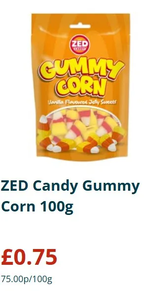 ZED Candy Gummy Corn 100g.
