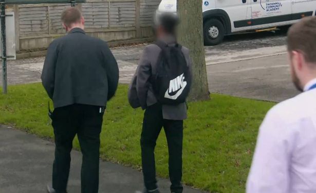 The student was escorted off the premises