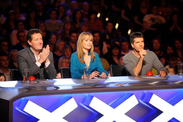 Piers Morgan, Amanda Holden and Simon Cowell