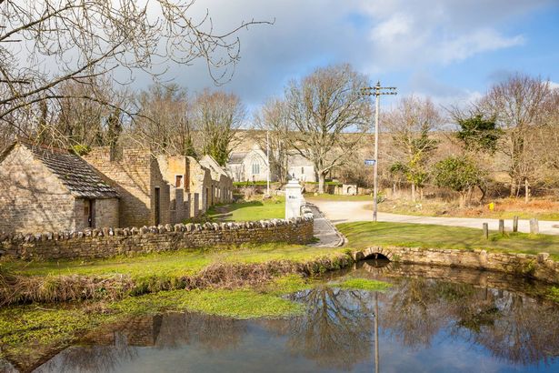 The abandoned ghost village, Tyneham, in South Dorset