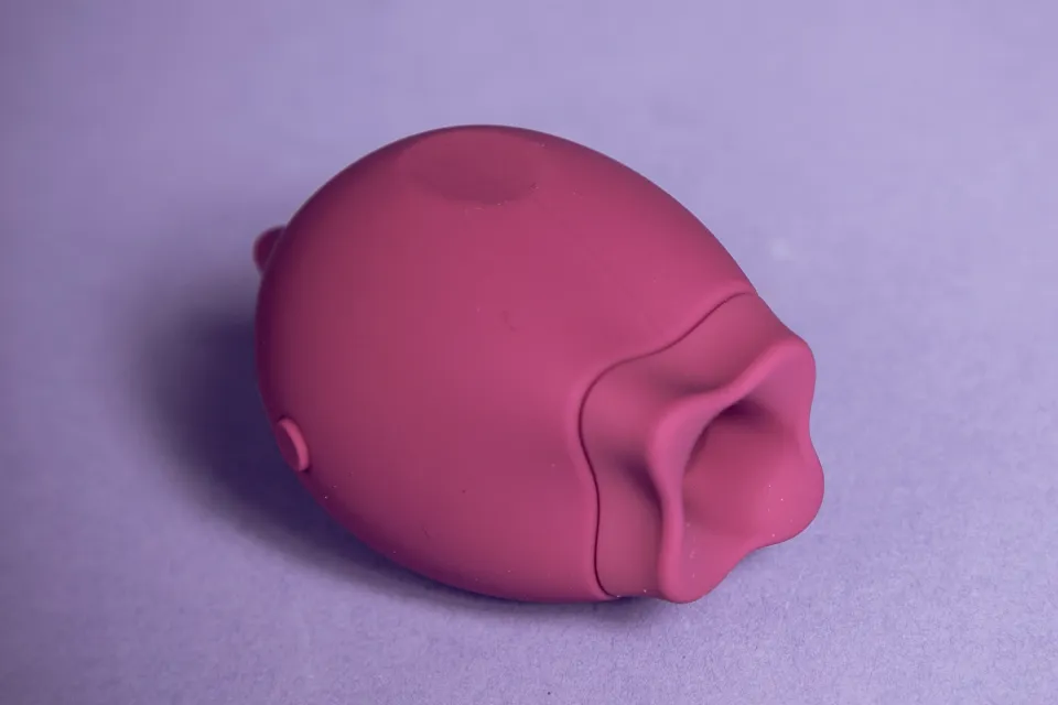 Pink clitoral stimulation sex toy.