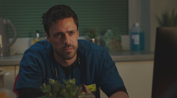 Olly plays Flynn in Casualty