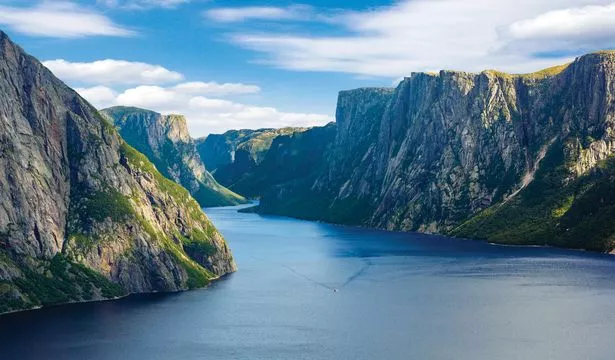 Western Brook Pond in Newfoundland