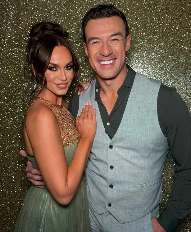 Vicky Pattison and Kai Widdrington on Strictly