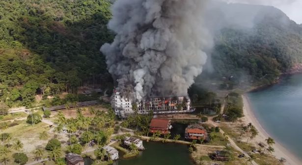 the ghost ship ablaze 
