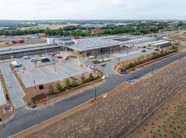 New railway station arrives months early