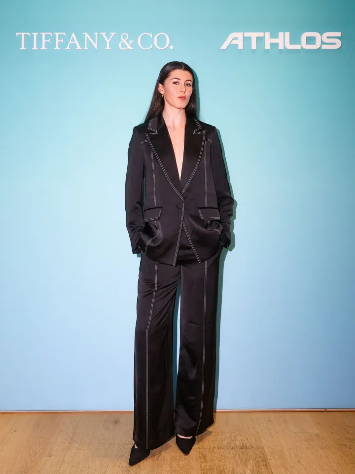 Amy Hunt at Tiffany & Co. x Athlos event.