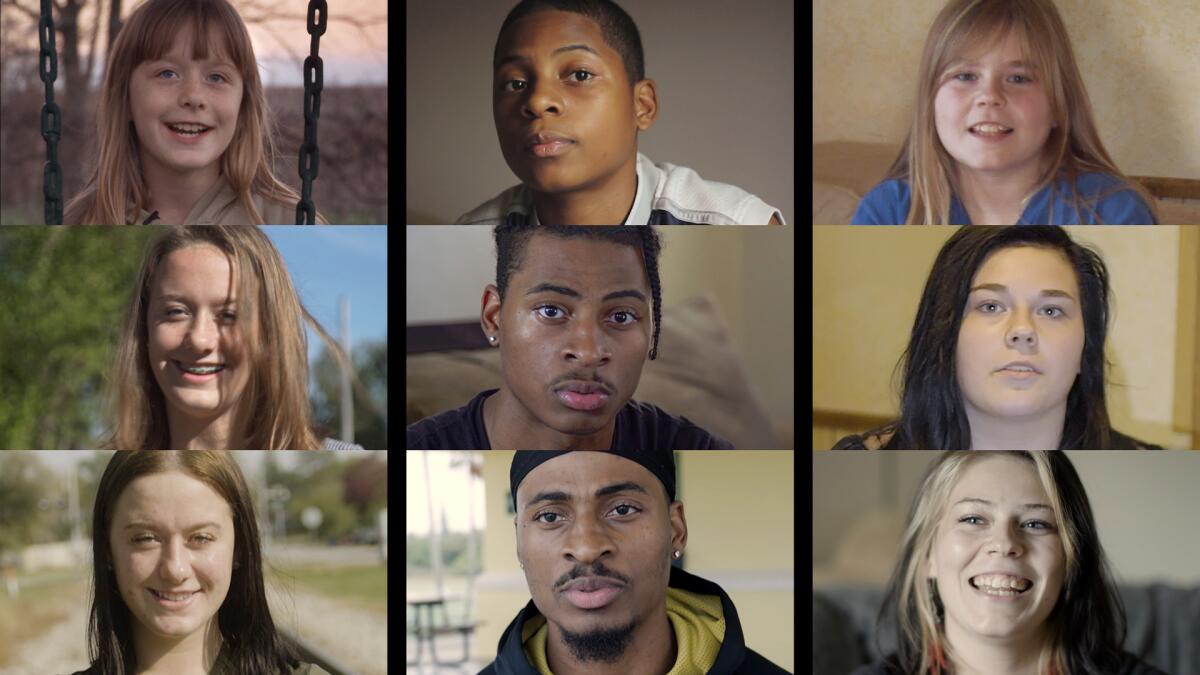 A grid collage of an assortment of people