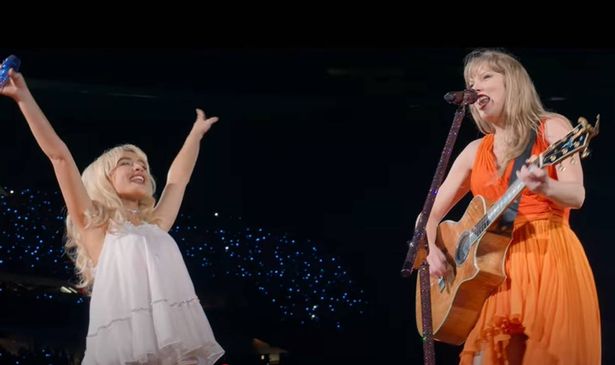 Stars including Sabrina Carpenter feature in Taylor Swift's documentary The End of an Era. 
