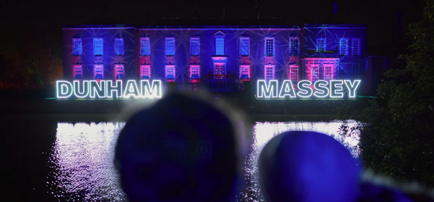 Dunham Massey Christmas Light Trail 