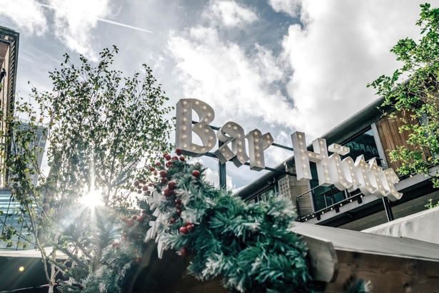 Bar Hutte has a cosy ski chalet theme