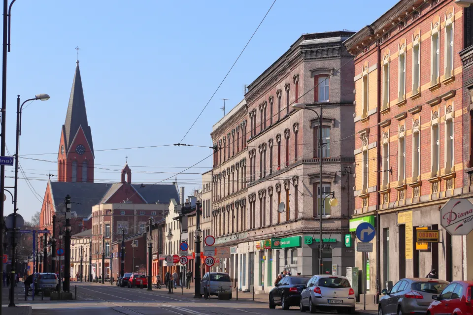 Swietochlowice street, Poland