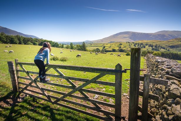 Keswick is a beautiful town located in the English Lake District, where the lush green hills meet the tranquil lake of Derwentwater. Shot in Summer.