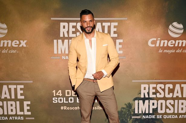 British actor Ricky Whittle attends the 'Land of Bad' red carpet at Cinemex Antara