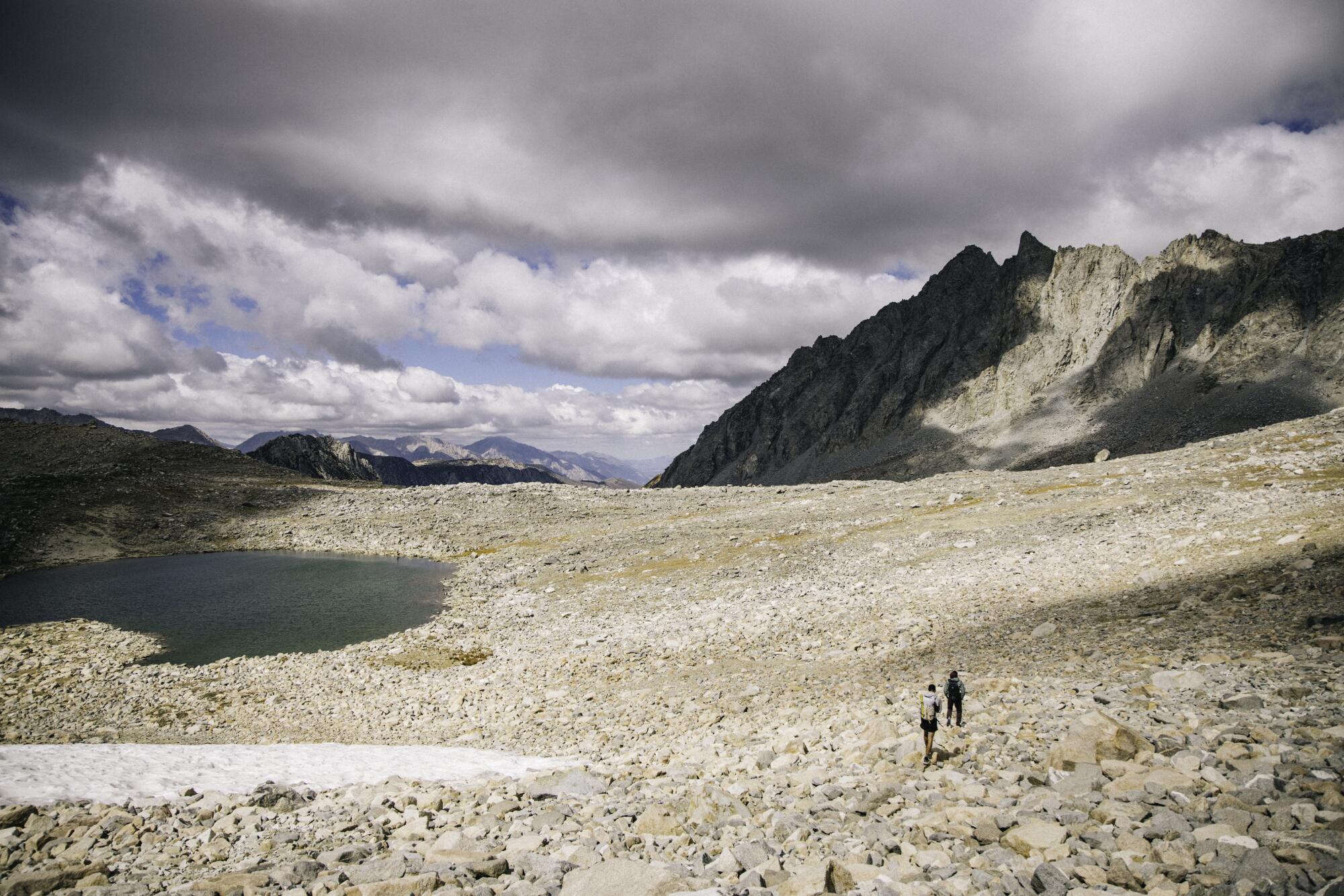 Spanish mountaineer Kilian Jornet in the Sierra Nevada range known as the Normans 13.