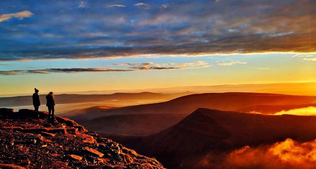 The sunrise we had come to see was spectacular.