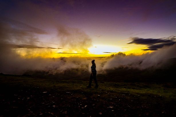It is extraordinary to witness the sunrise here