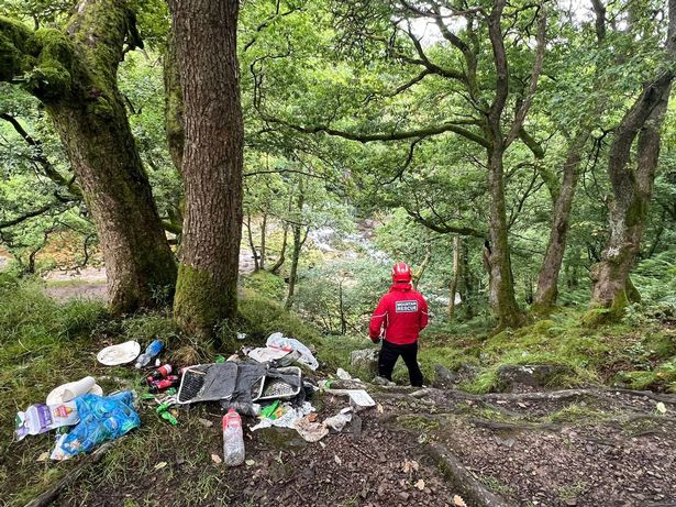 Litter has become a huge issue in Bannau Brycheiniog