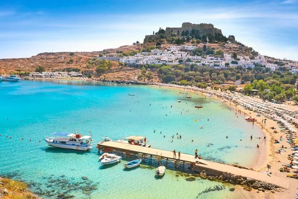 Lindos Bay, Rhodes Island