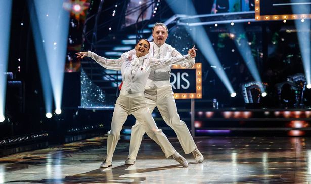 Chris McCausland and Dianne Buswell on Strictly