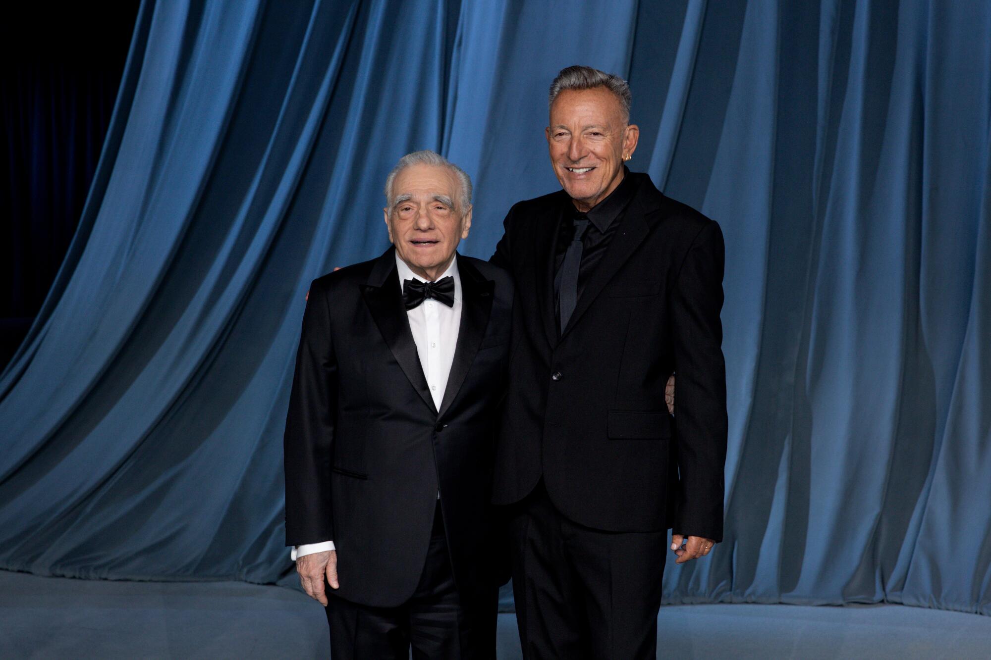 Bruce Springsteen and Martin Scorsese post together.