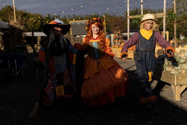 Entertainers at Tulleys Farm in West Sussex