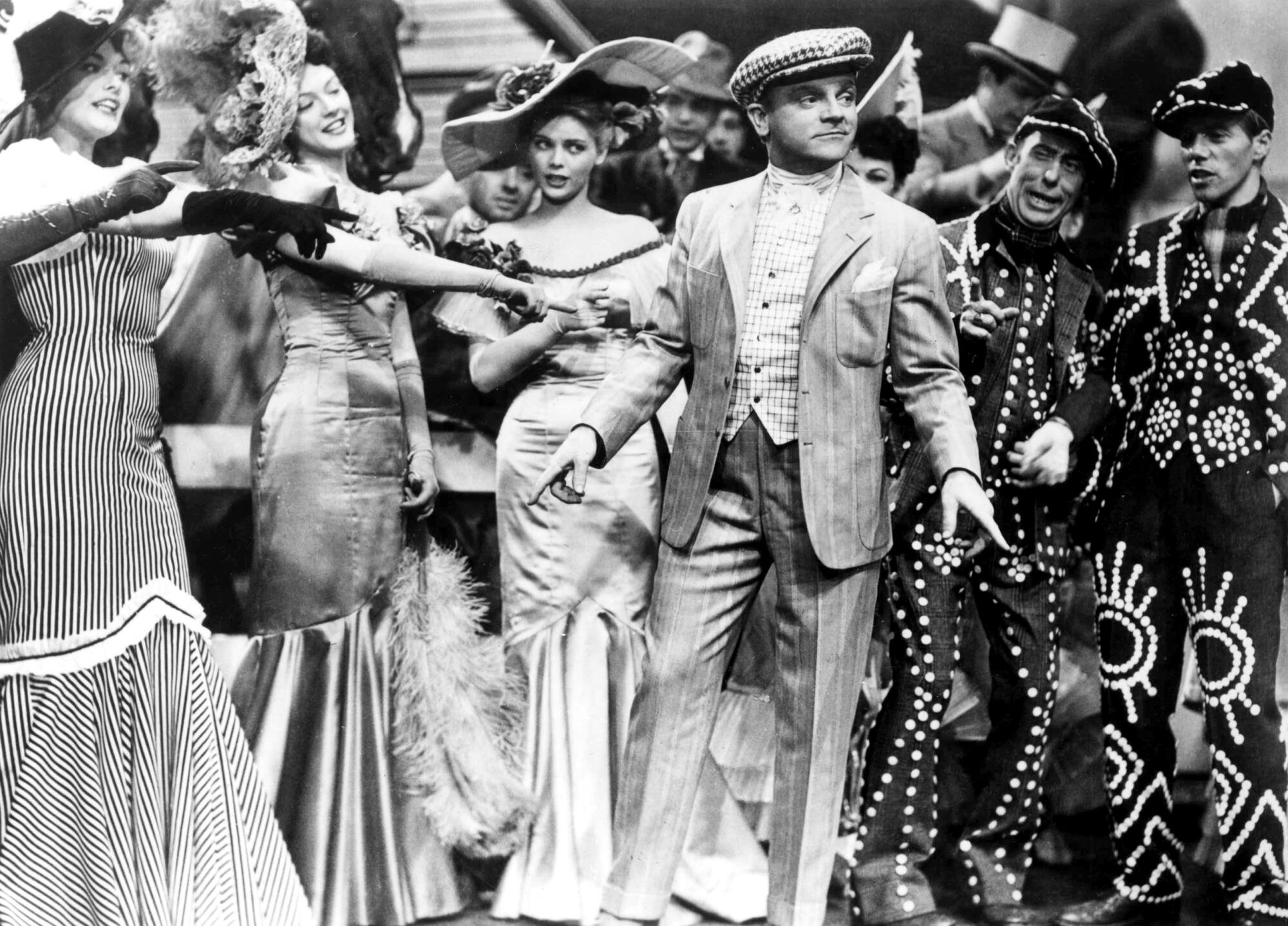 James Cagney stars as George M. Cohan in the 1942 biographical musical drama "Yankee Doodle Dandy."