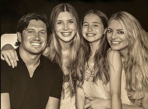 Tess Daly and her family 
