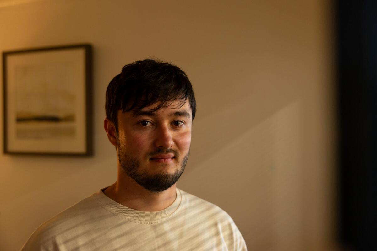 DramaShorts co-founder Leo Ovdiienko in a portrait from the  chest up.