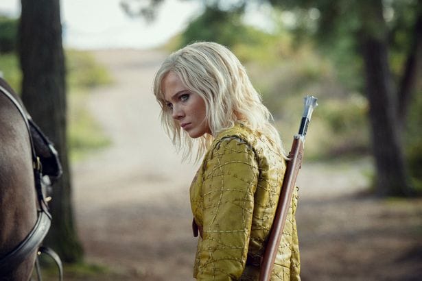 Freya Allen as Ciri in The Witcher