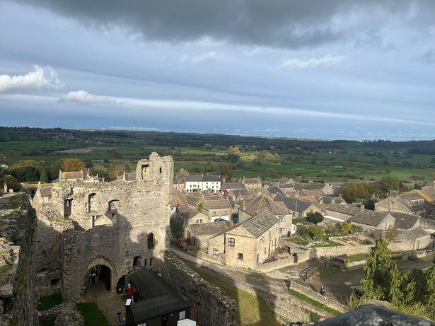 A view of the town from the top of the castle 