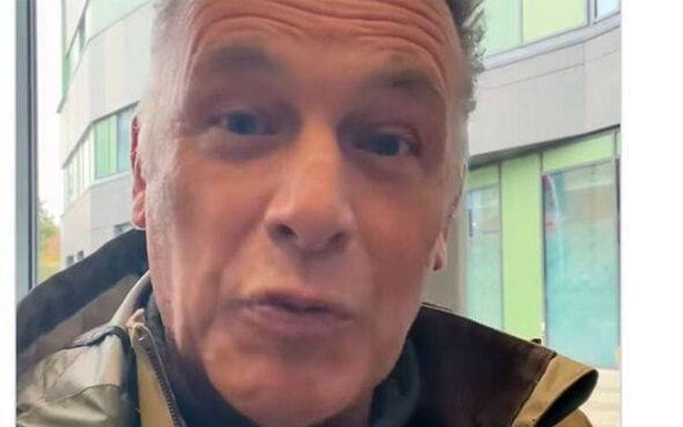 Chris Packham in hospital