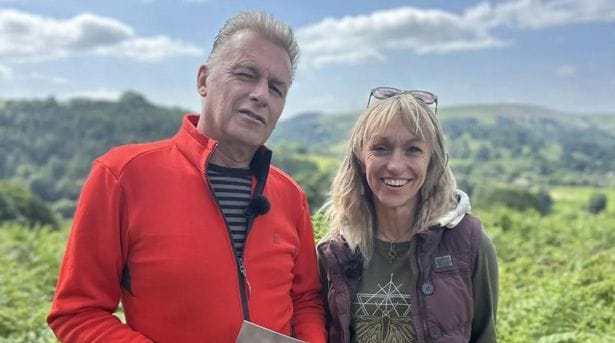 Chris Packham and Michaela Strachan