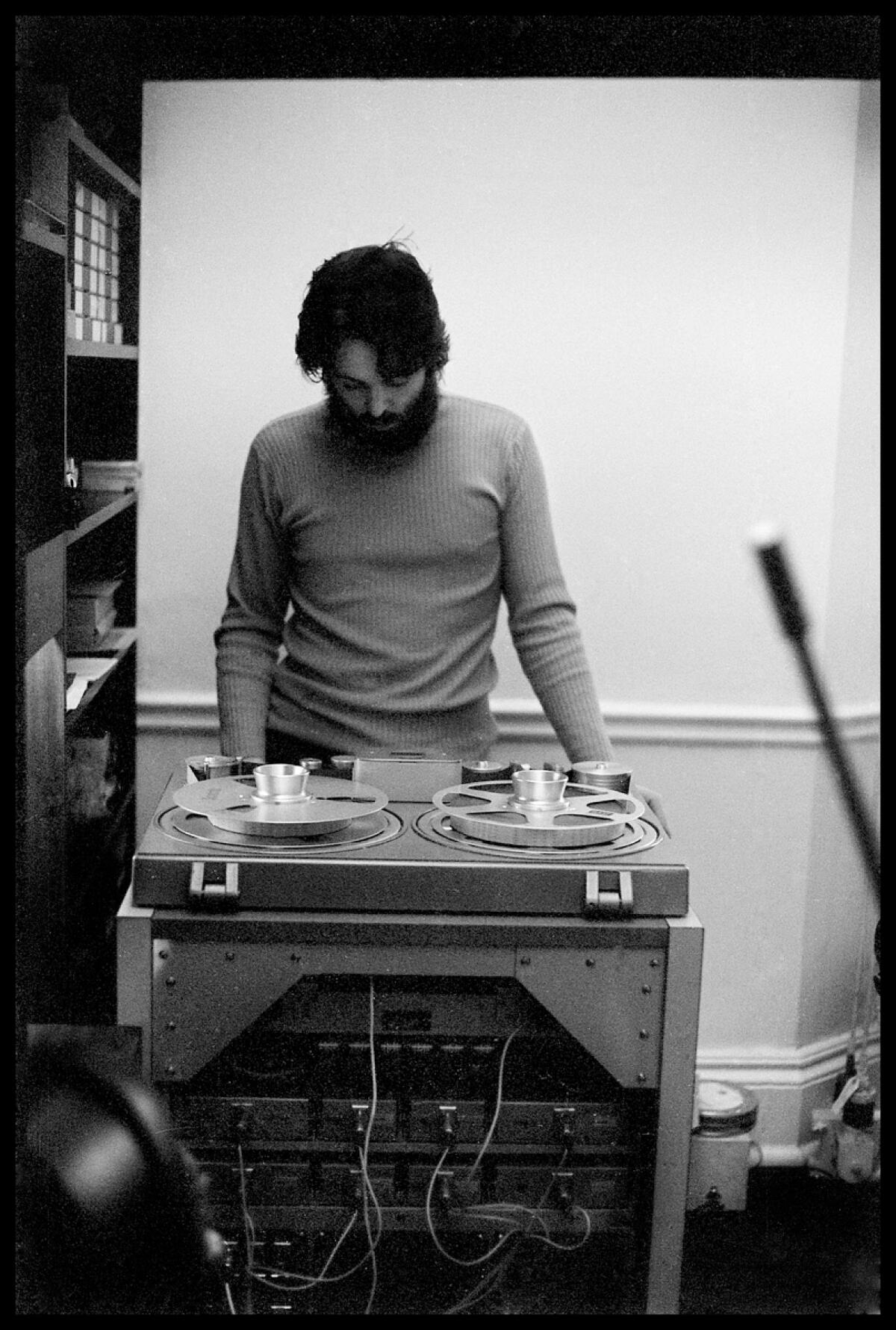 Home recording sessions for the McCartney album. London, 1970 