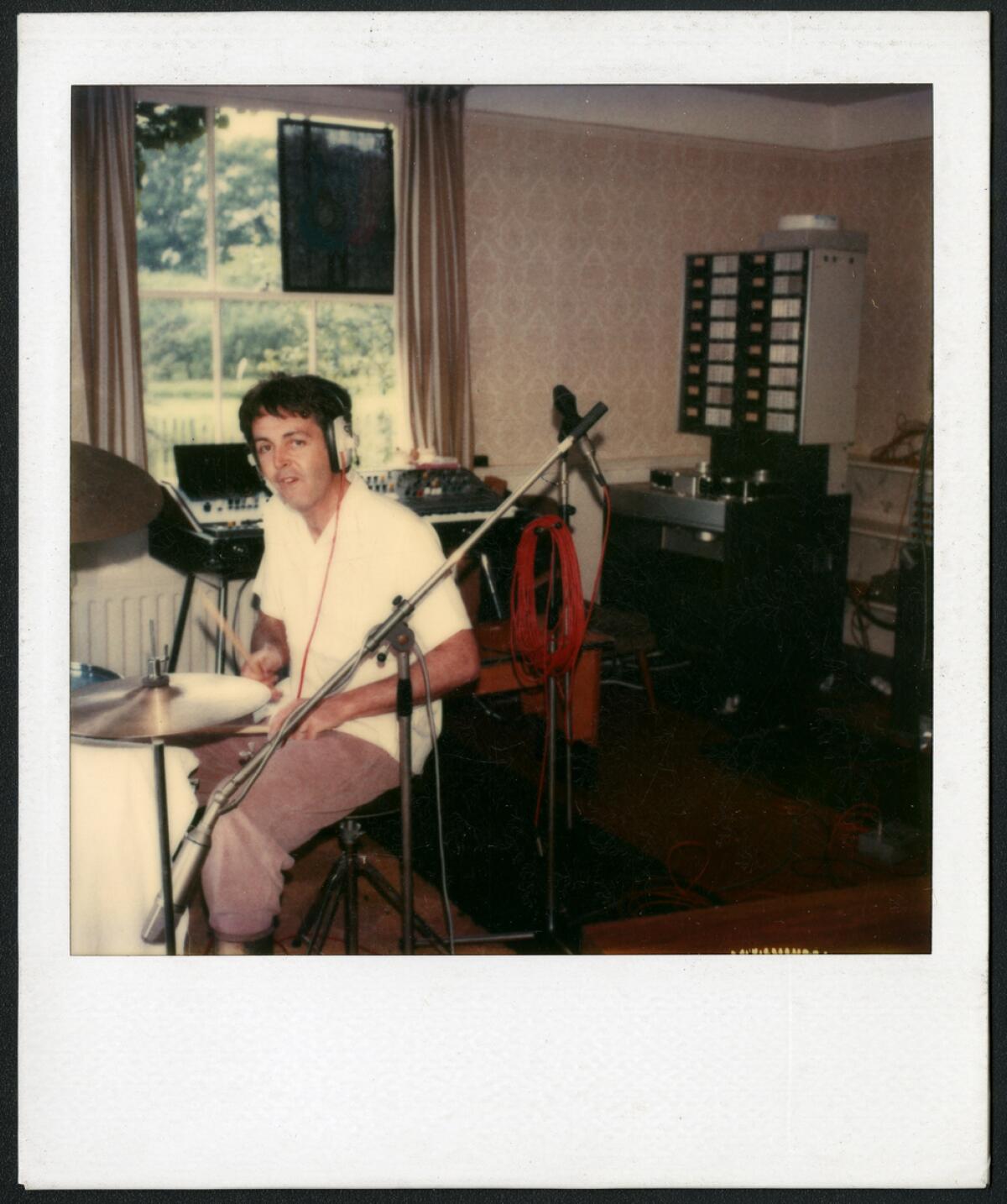 McCartney II recording sessions. Lower Gate Farm, Sussex, 1979