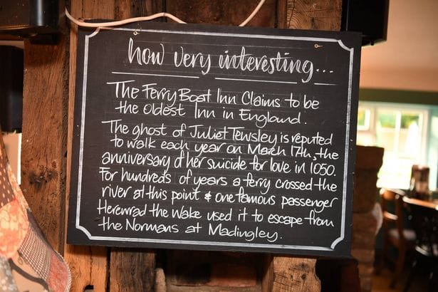 The tavern has a spine-chilling tale