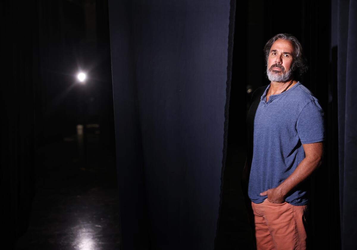 Manuel Oliver is photographed at the Kirk Douglas Theatre in Culver City on Tuesday, September 2, 2025.