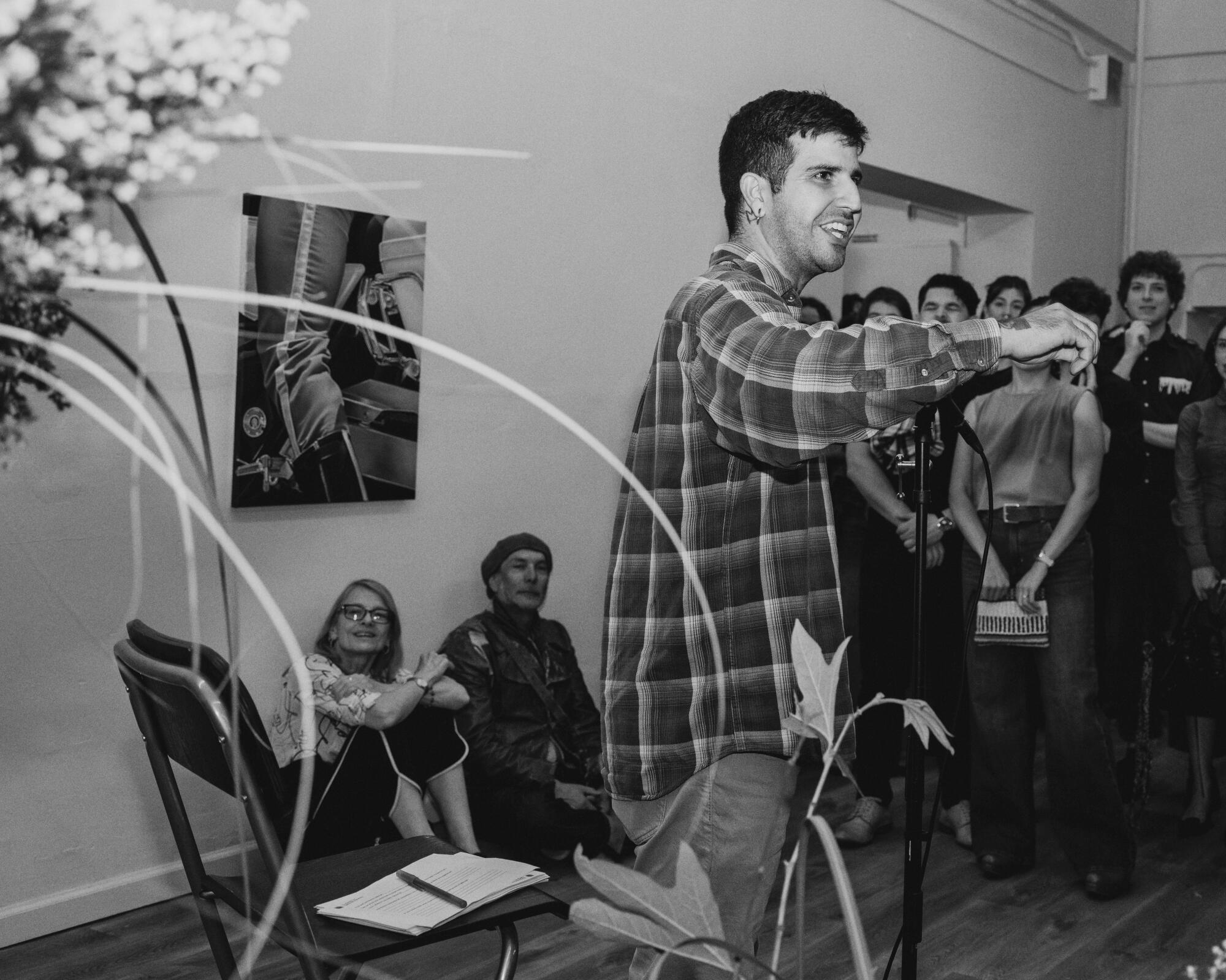 Opening image of event at Center for California Literature