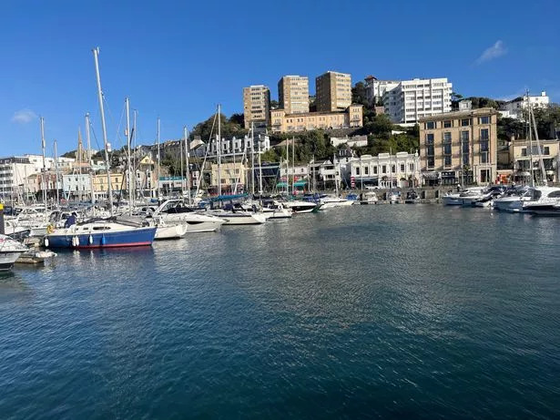 A view of the quay in Torquay