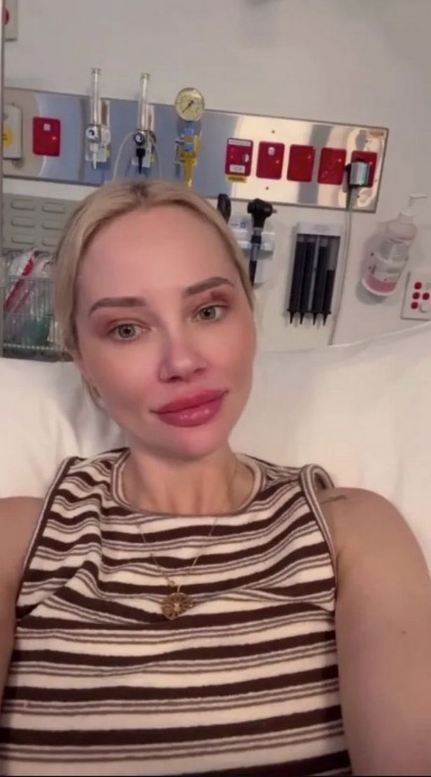 Jessika shared an update from her hospital bed