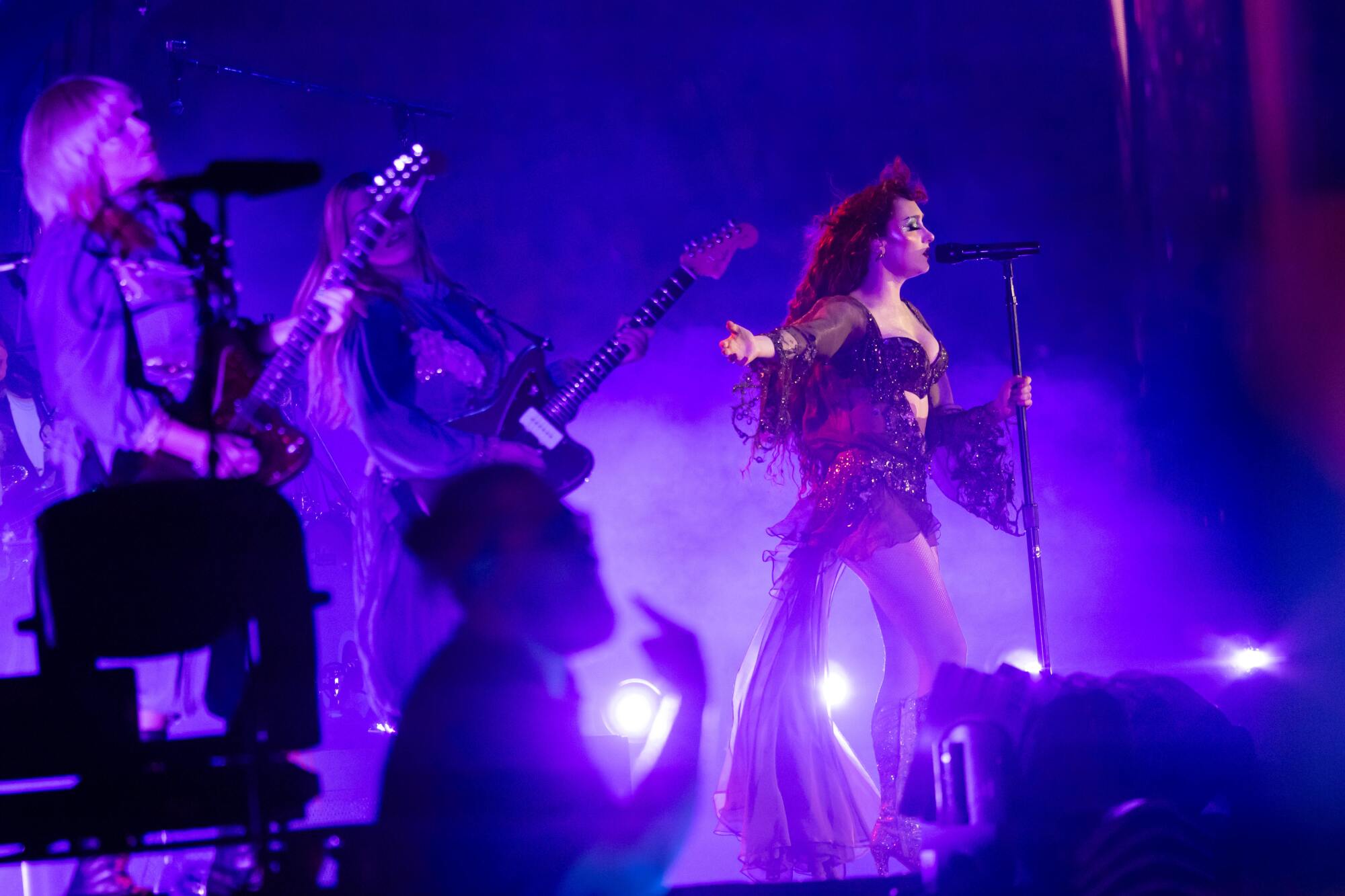 Chappell Roan performs at the Rose Bowl on Friday, Oct. 10, 2025 in Pasadena, CA.
