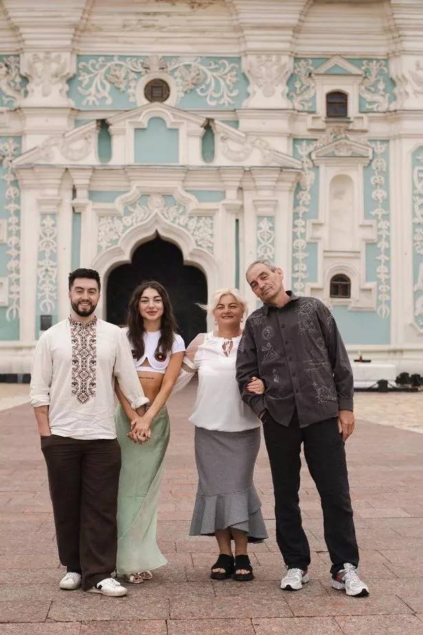 Kieren with his family