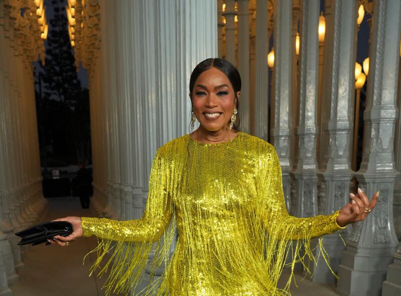 Angela Bassett arrives at the LACMA Art + Film Gala on Saturday